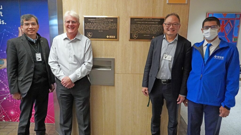 IEEE Trans Canada Microwave Milestone Dedication Ceremony